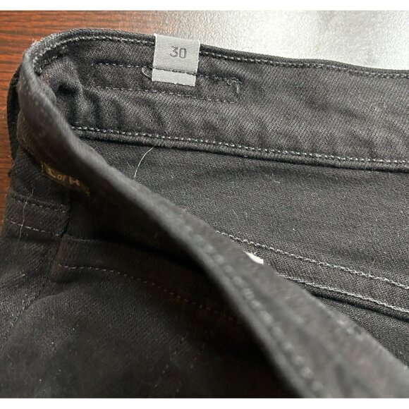 Citizens of Humanity‎ Elsa Mid Rise Slim Fit Crop Jeans Black Sz 30  MADE IN USA - Picture 10 of 11